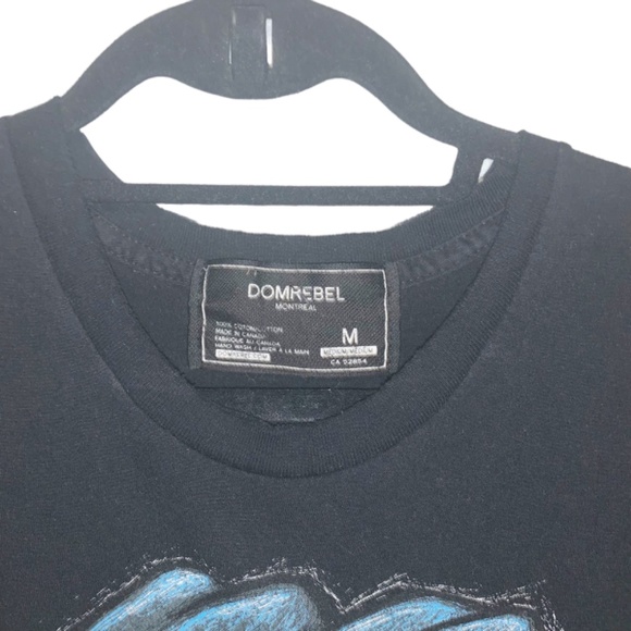 Domrebel Bug Bunny Punk Last Night Was Mad Real Graphic Tee Men's Medium - Picture 2 of 4